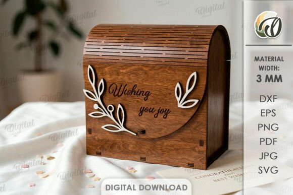 3D Gift Box Laser Cut – Wishing You Joy: A Creative Solution for Unique Paper Crafts