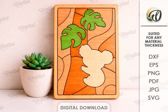 3D Mini Puzzle Decor Laser Cut Koala