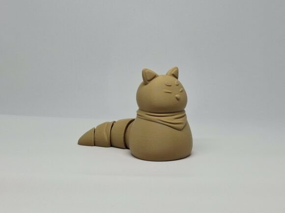 Adorable Flexi Kitsune STL for Easy 3D Printing: A Unique Blend of Design and Functionality