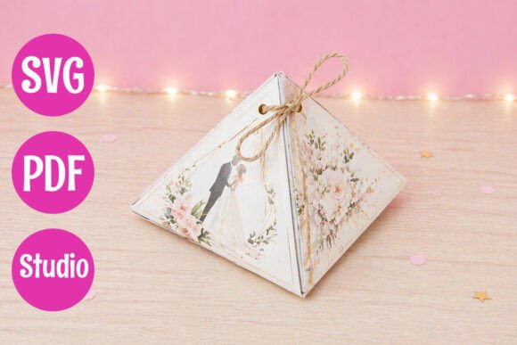 Classic 3D Pyramid Gift Box Template