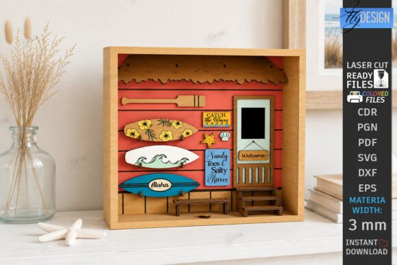 Exploring the 3D Beach Room Box Miniature Laser Cut Ho as a Creative Woodworking Project