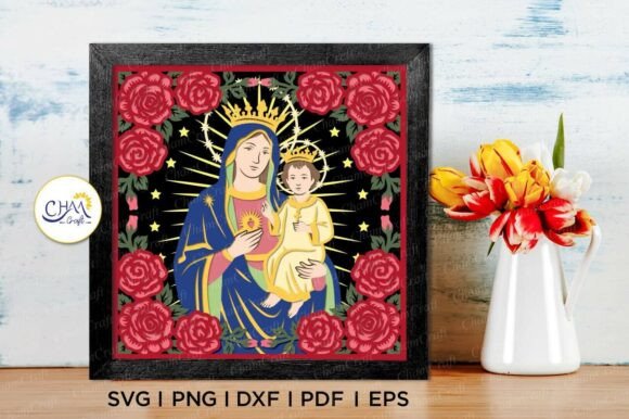 Exploring the 3D Virgin Mary Shadow Box SVG: A Detailed Look at Design, Use, and Alternatives