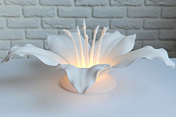 Lily Flower LED Night Light 3D Model