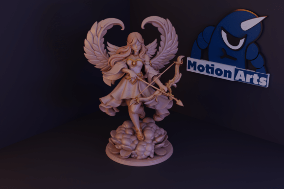Mystic Warrior 3D Model for 3D Printing – A Fusion of Strength, Spirit, and Printability