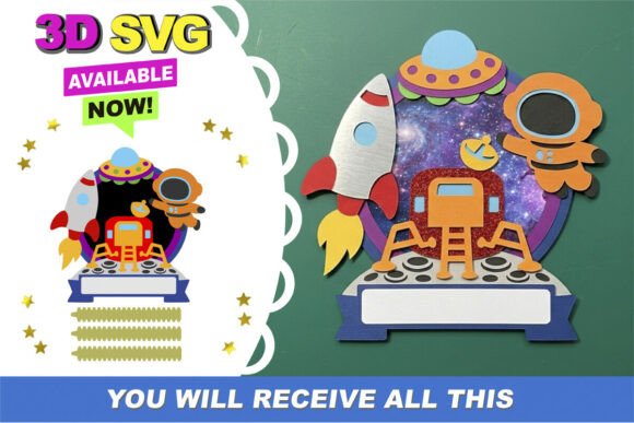 Unleashing Creativity with the Space Lunar Ship Topper 3D SVG