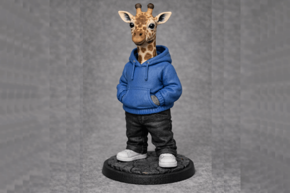 Unlocking Creativity with Jeansy Giraffe 3D Print for Easy 3D Printing